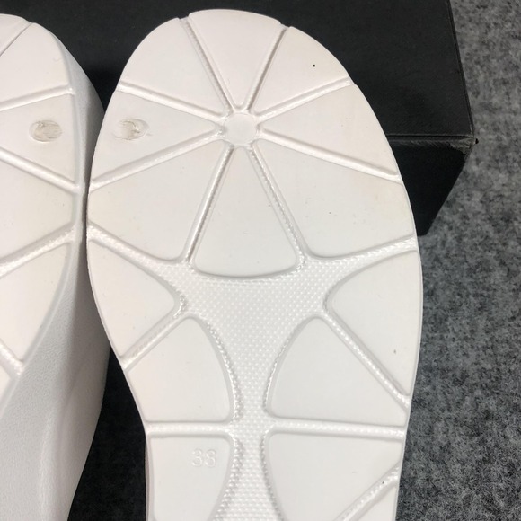 Lemon Jelly Sandals Womens Size 7.5 White Platform Slide Slip On Comfort Shoes - Picture 13 of 16